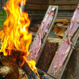 Making white fish in traditional way